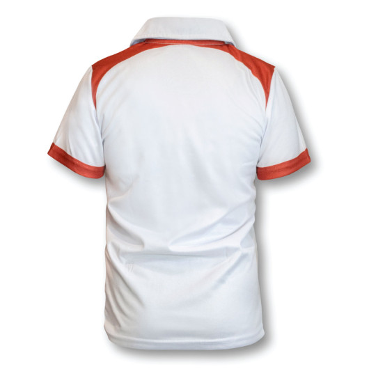 Sublimated Kids Sports Polos Back